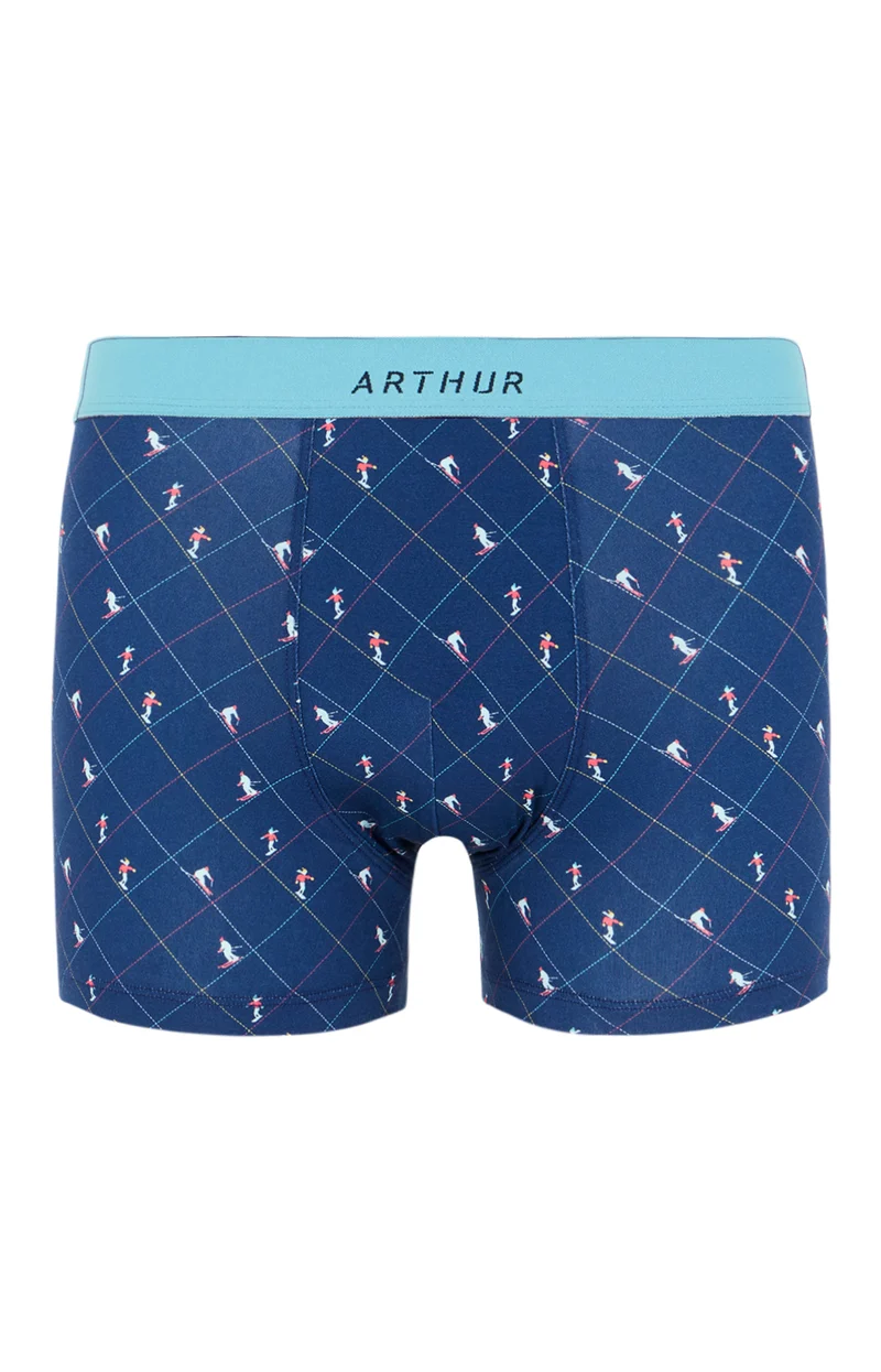 Boxer en jersey de coton - Ski Marine