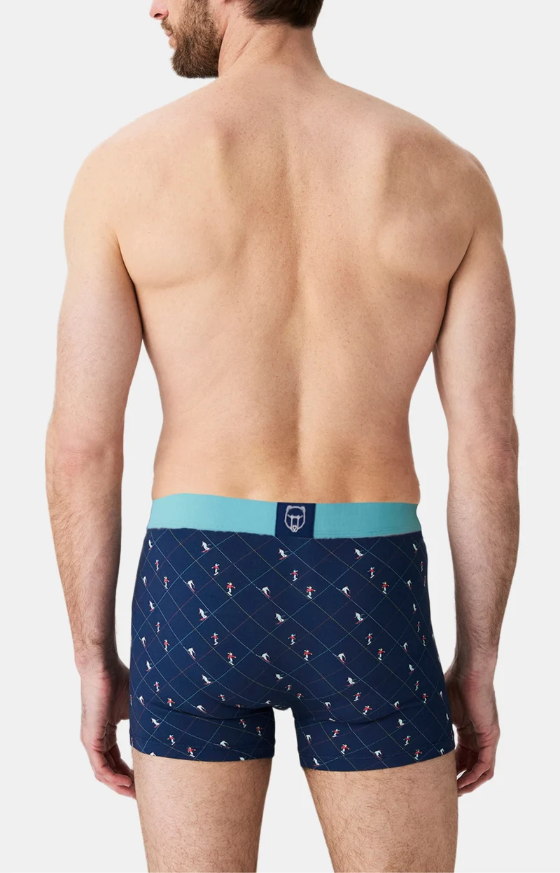 Boxer en jersey de coton - Ski Marine