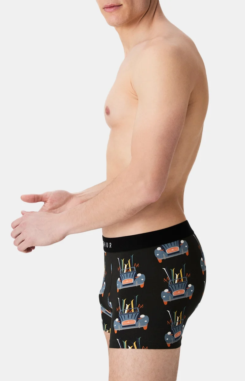 Boxer en maille microfibre - Tigre Rajan