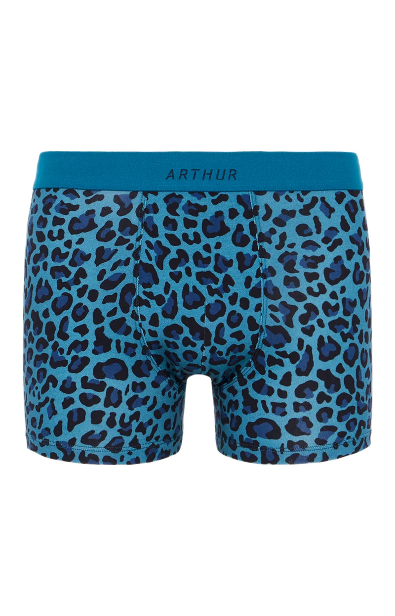 Boxer en jersey de coton - Léopard