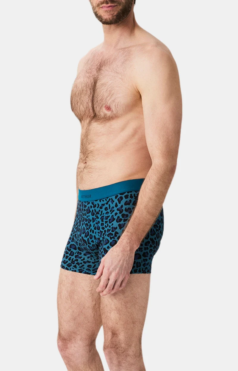 Boxer en jersey de coton - Léopard