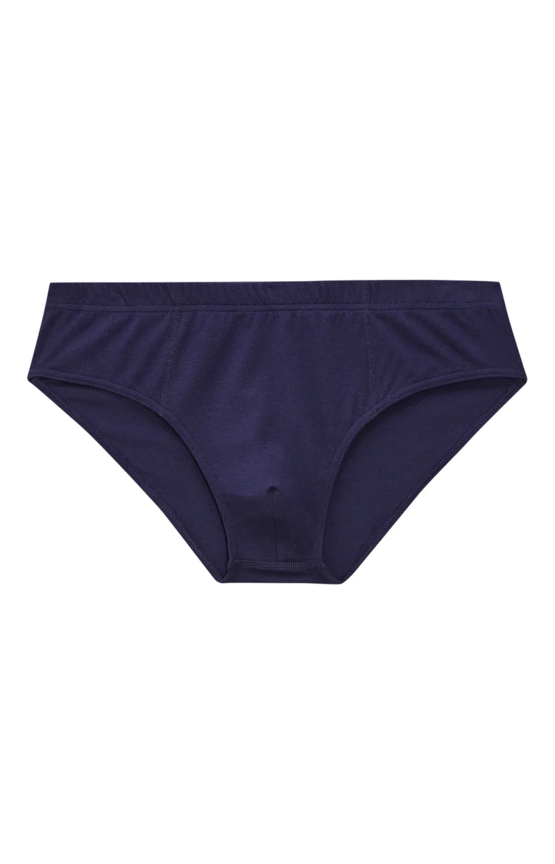 Slip en jersey de coton - Marine Abysse