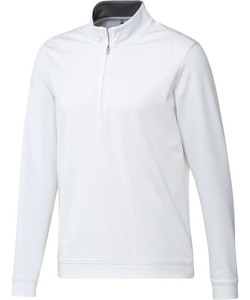 White - Elevated ¼-zip