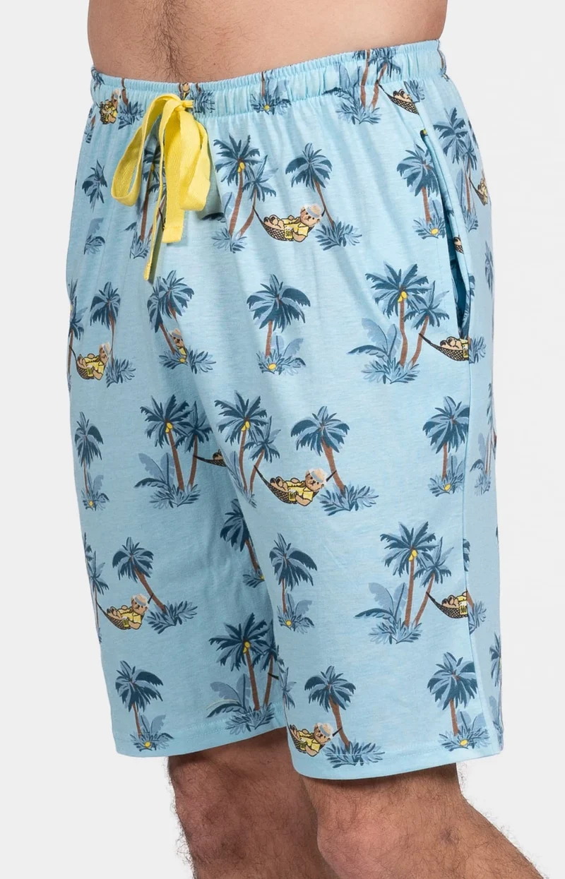 Pyjashort en jersey de coton léger - Pas de pression