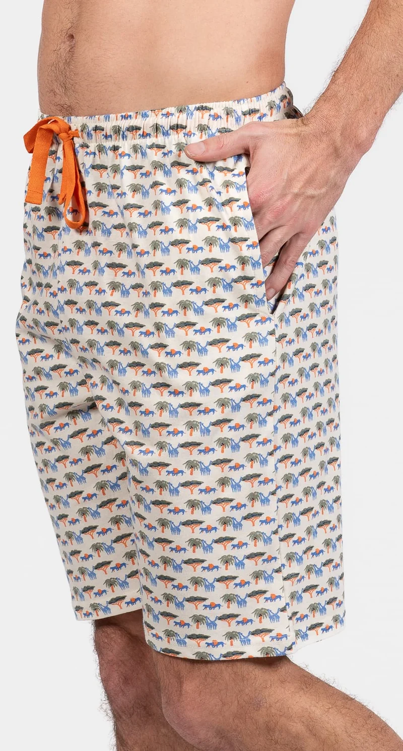 Pyjashort en jersey de coton léger - Savane