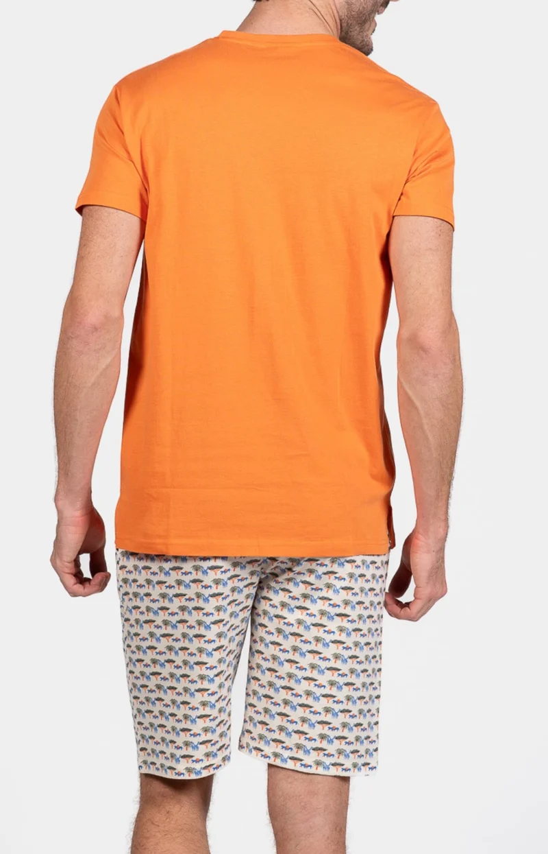 Pyjashort en jersey de coton léger - Savane