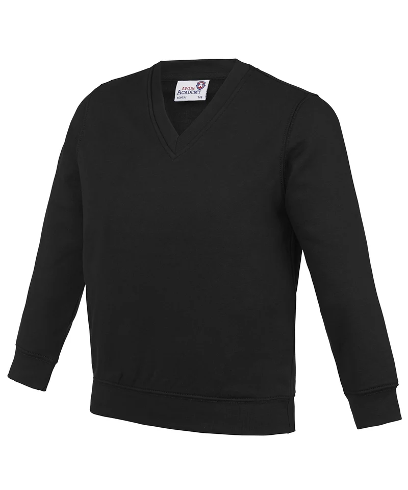 Academy Black - Kids Academy v-neck sweatshirt