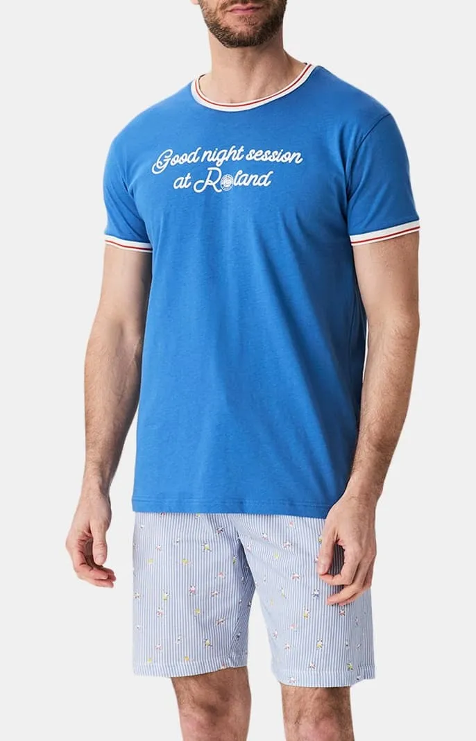 Pyjashort en jersey de coton léger - Good Night Session
