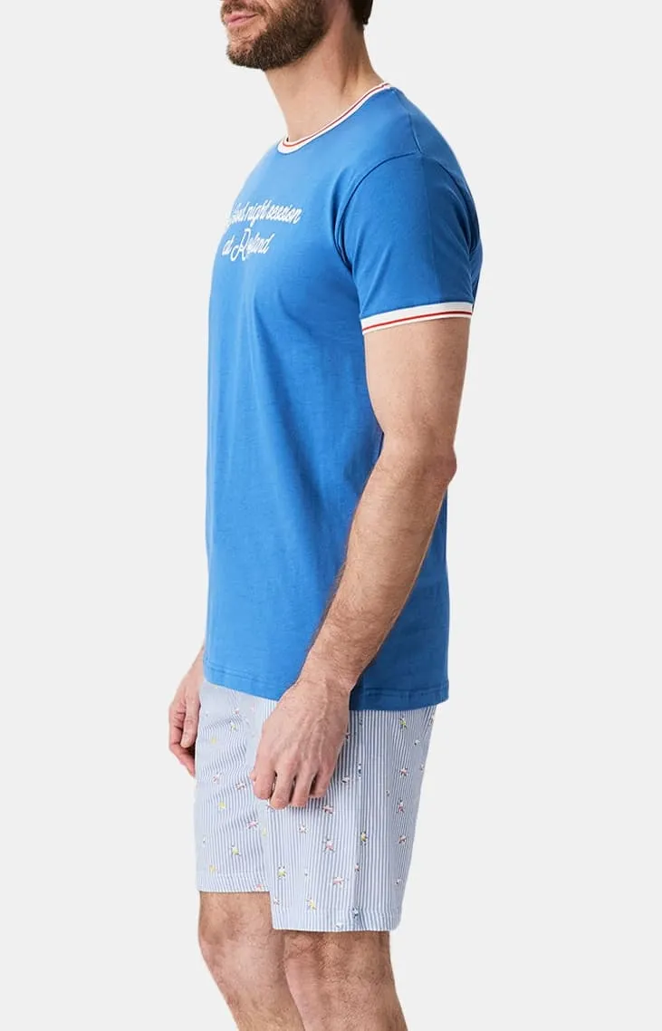 Pyjashort en jersey de coton léger - Good Night Session