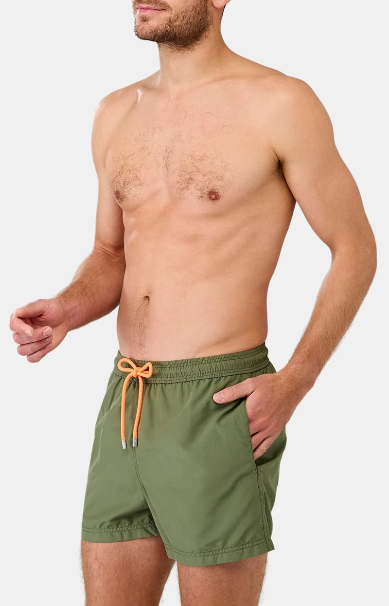 Short de bain - Kaki