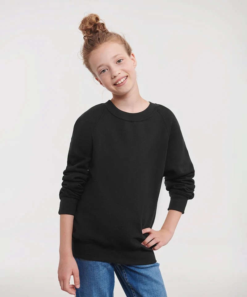 Winter Emerald - Kids raglan sleeve sweatshirt