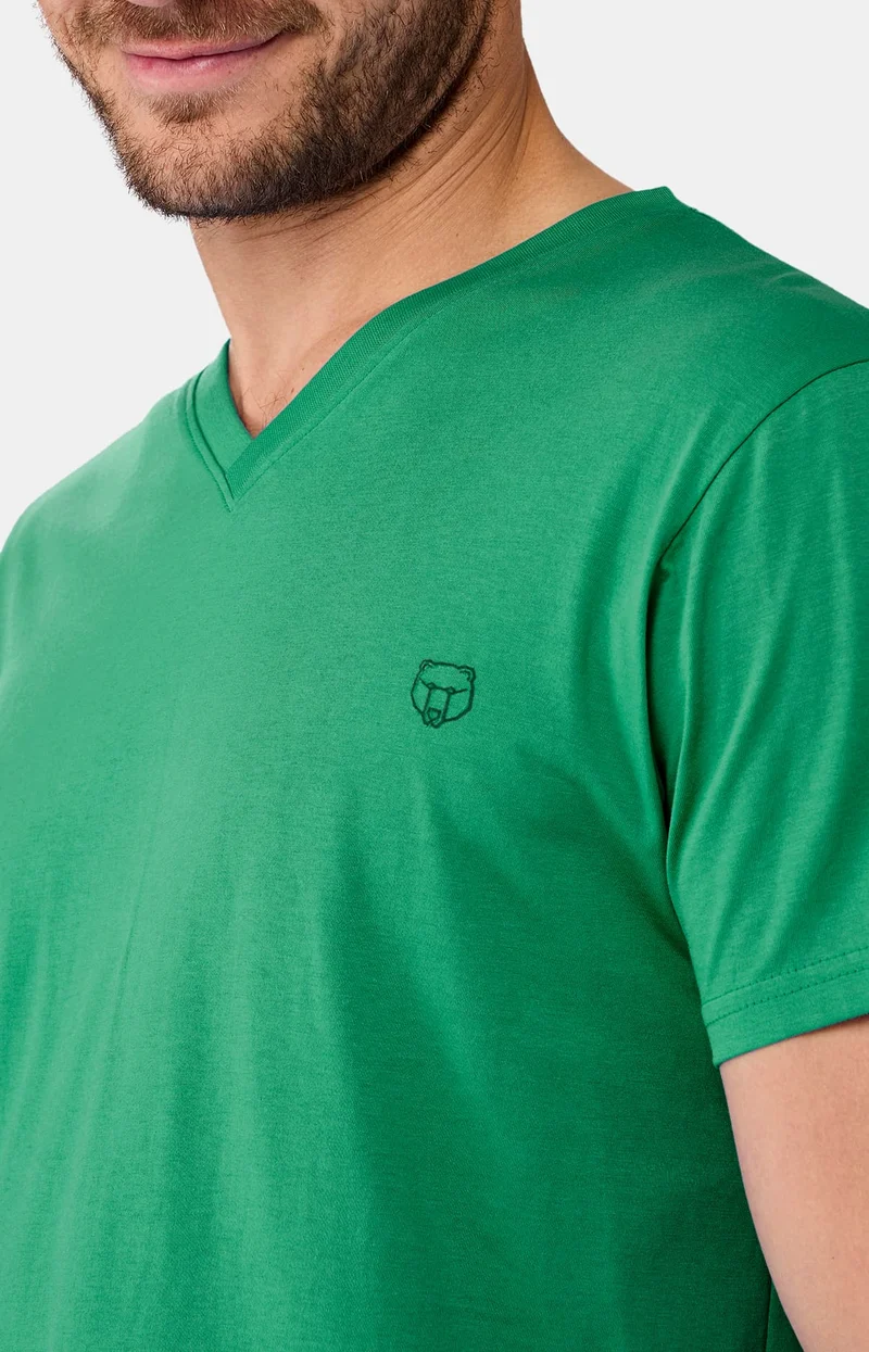 Tee-shirt en jersey de coton léger - Green