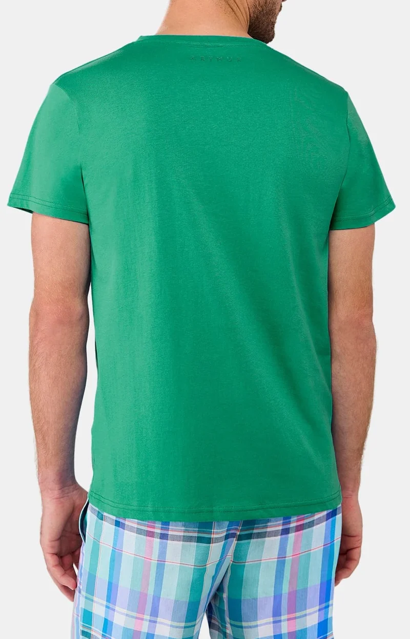 Tee-shirt en jersey de coton léger - Green