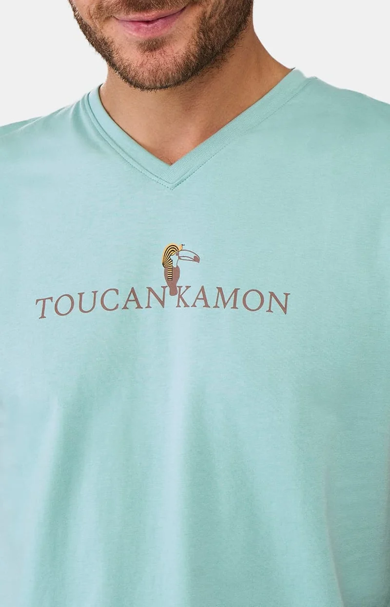 Pyjashort en jersey de coton léger - Toucankamon
