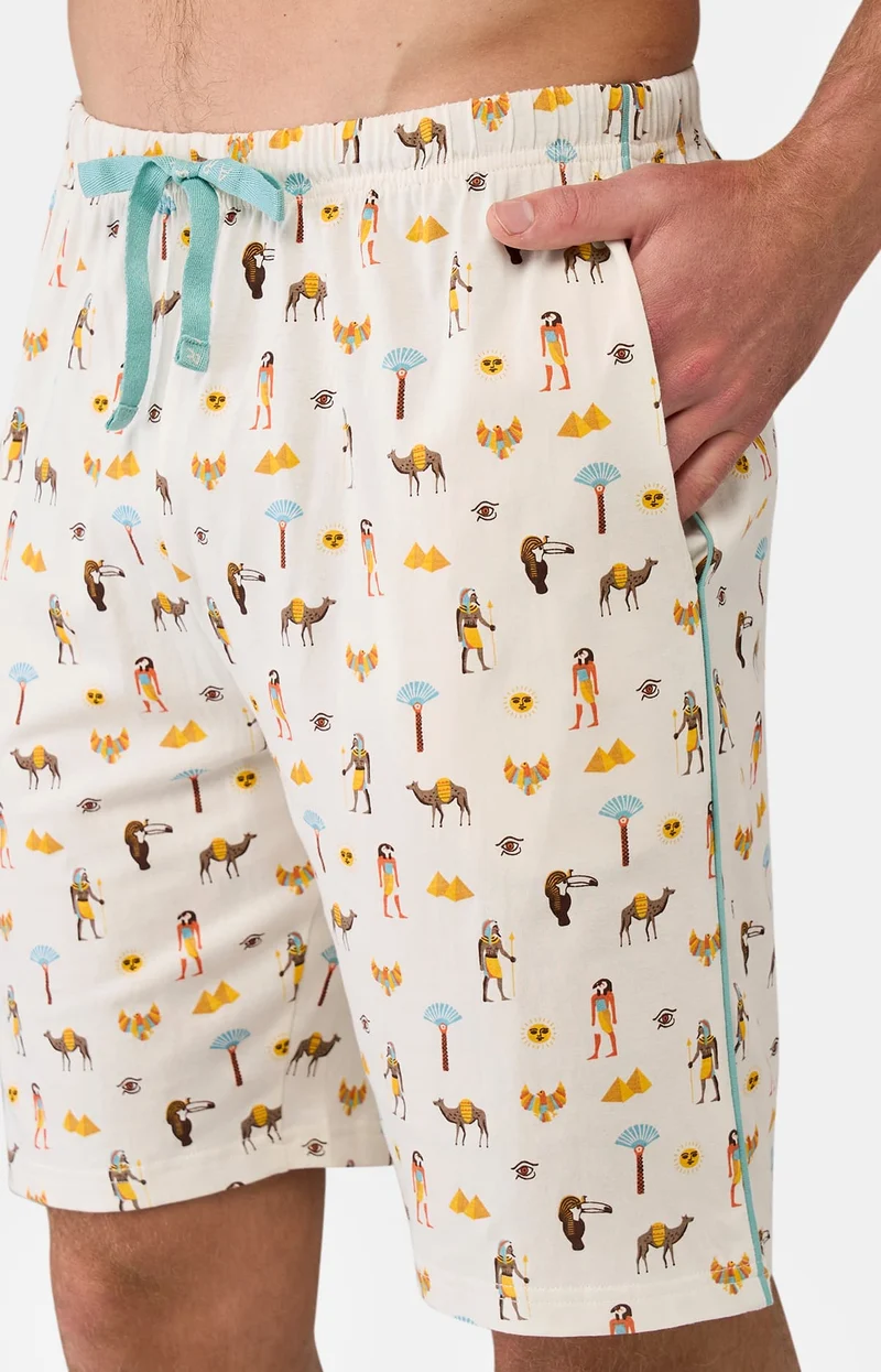 Pyjashort en jersey de coton léger - Toucankamon