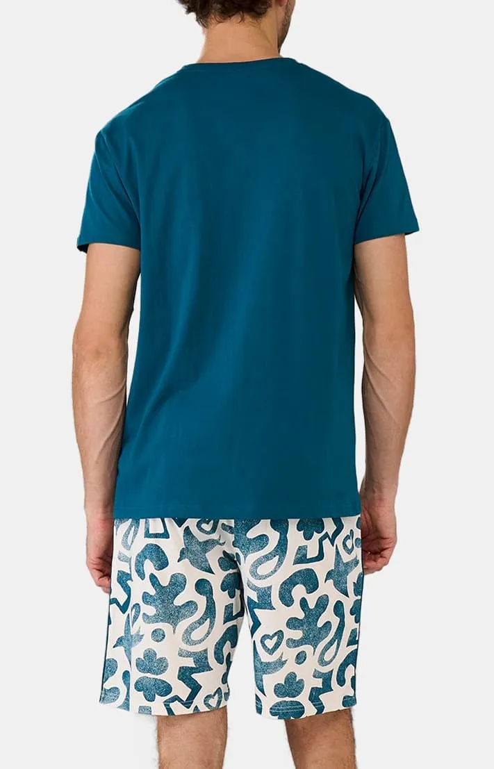 Pyjashort en jersey de coton léger - Matis
