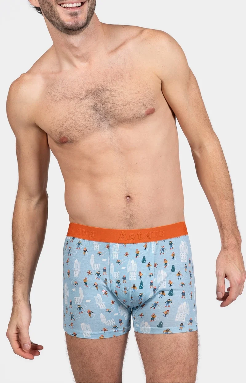 Boxer en jersey de coton - Matin à glace