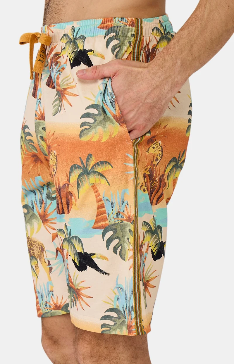 Pyjashort en jersey de coton léger - Oasif