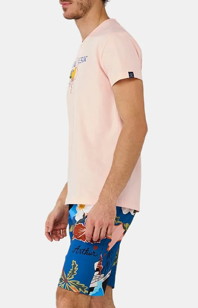 Pyjashort en jersey de coton léger - Arthur Island