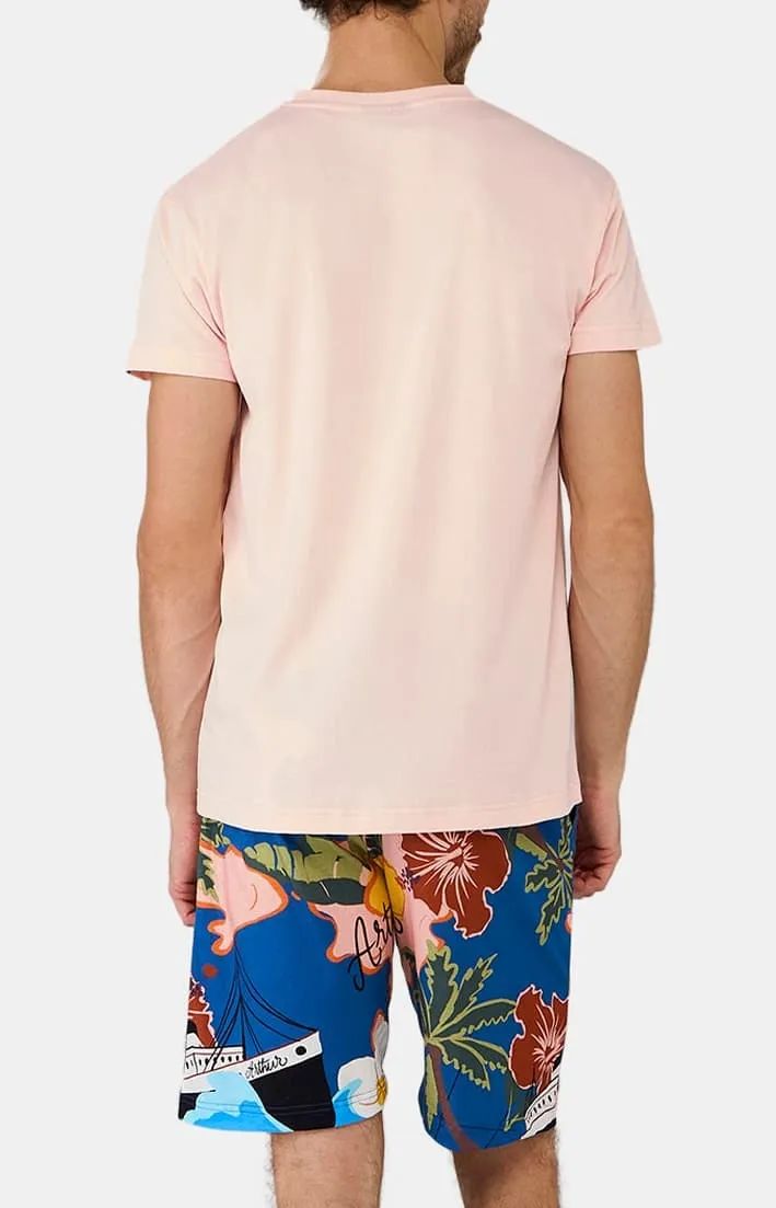 Pyjashort en jersey de coton léger - Arthur Island