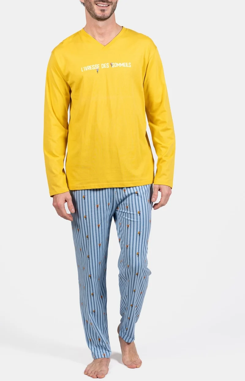 Pyjama en jersey de coton - Ivresse des sommeils