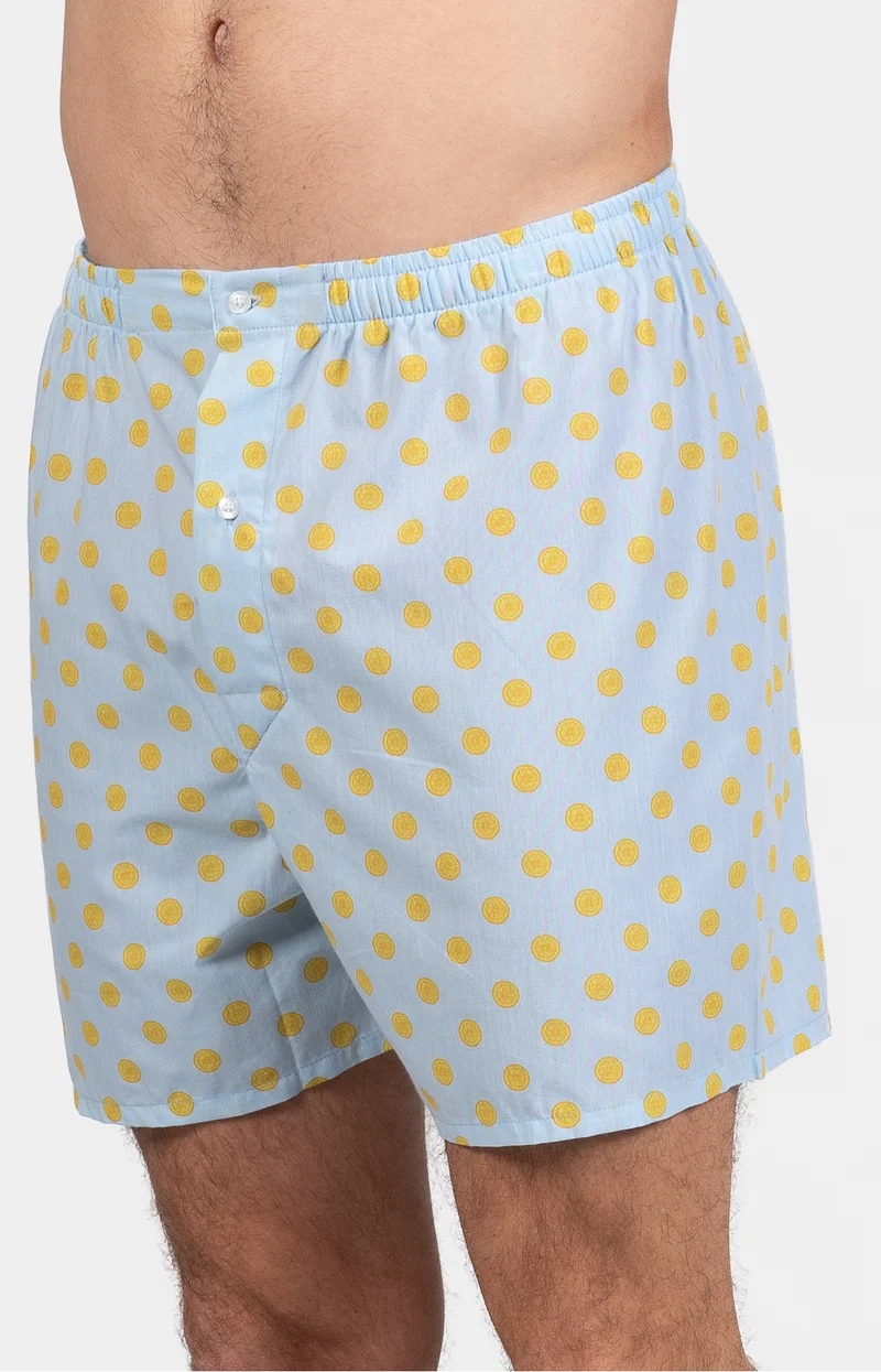 Pyjaméricain en jersey et popeline de coton - Lemon