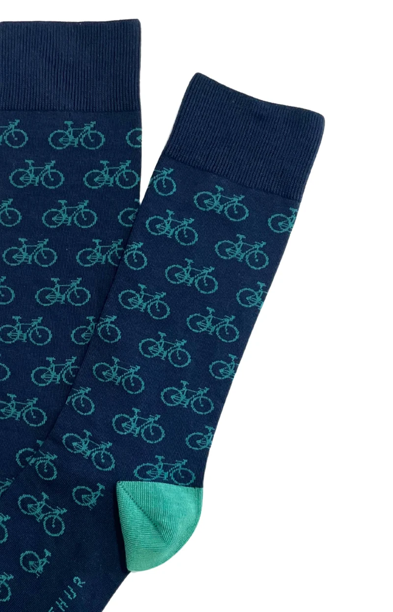 Chaussettes en coton - Vélo Marine