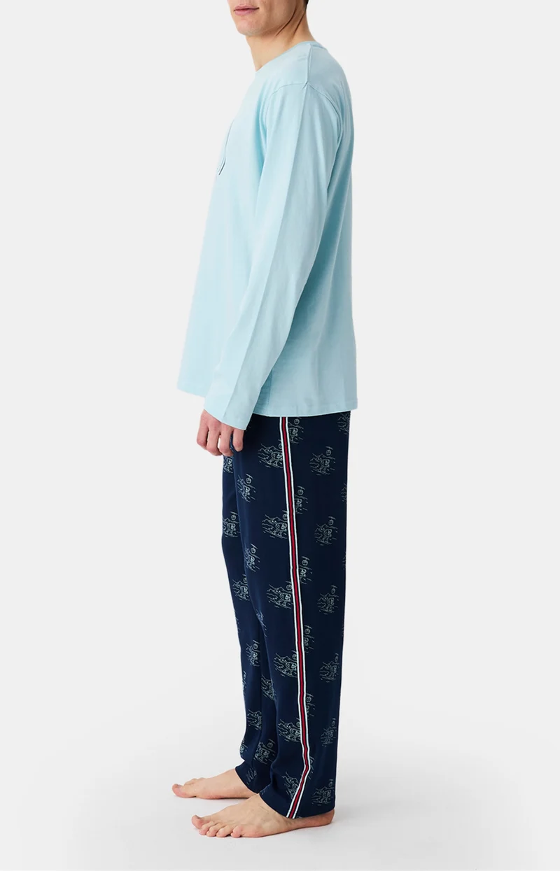 Pyjama en jersey de coton épais - Descente de lit