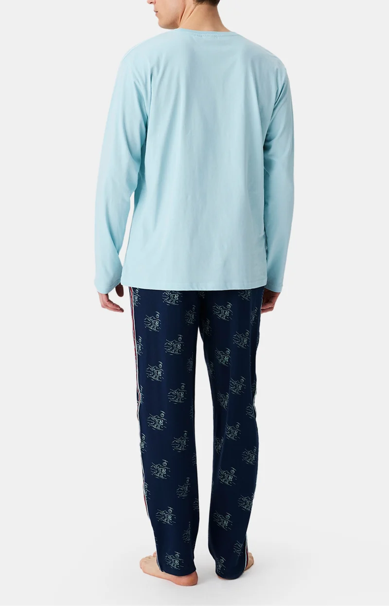 Pyjama en jersey de coton épais - Descente de lit