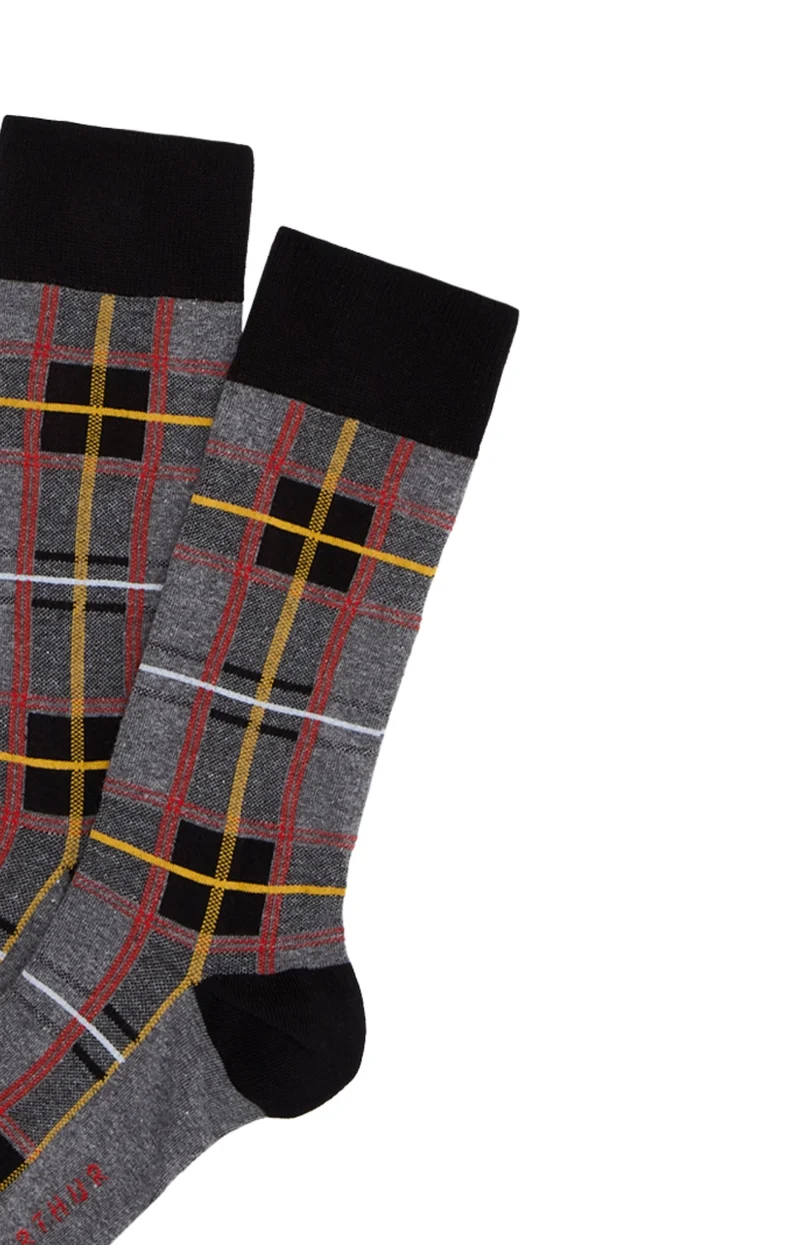 Chaussettes en coton - Clan Gris