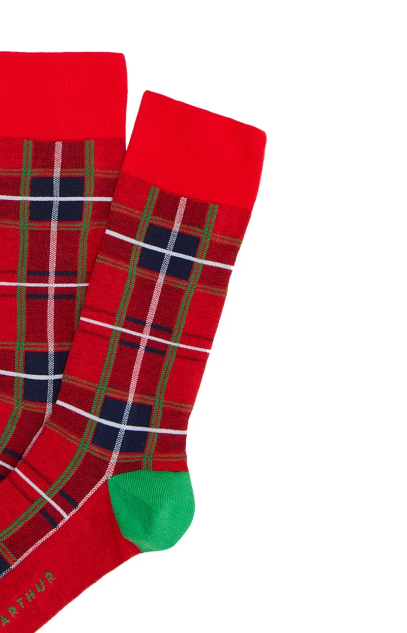 Chaussettes en coton - Clan Rouge