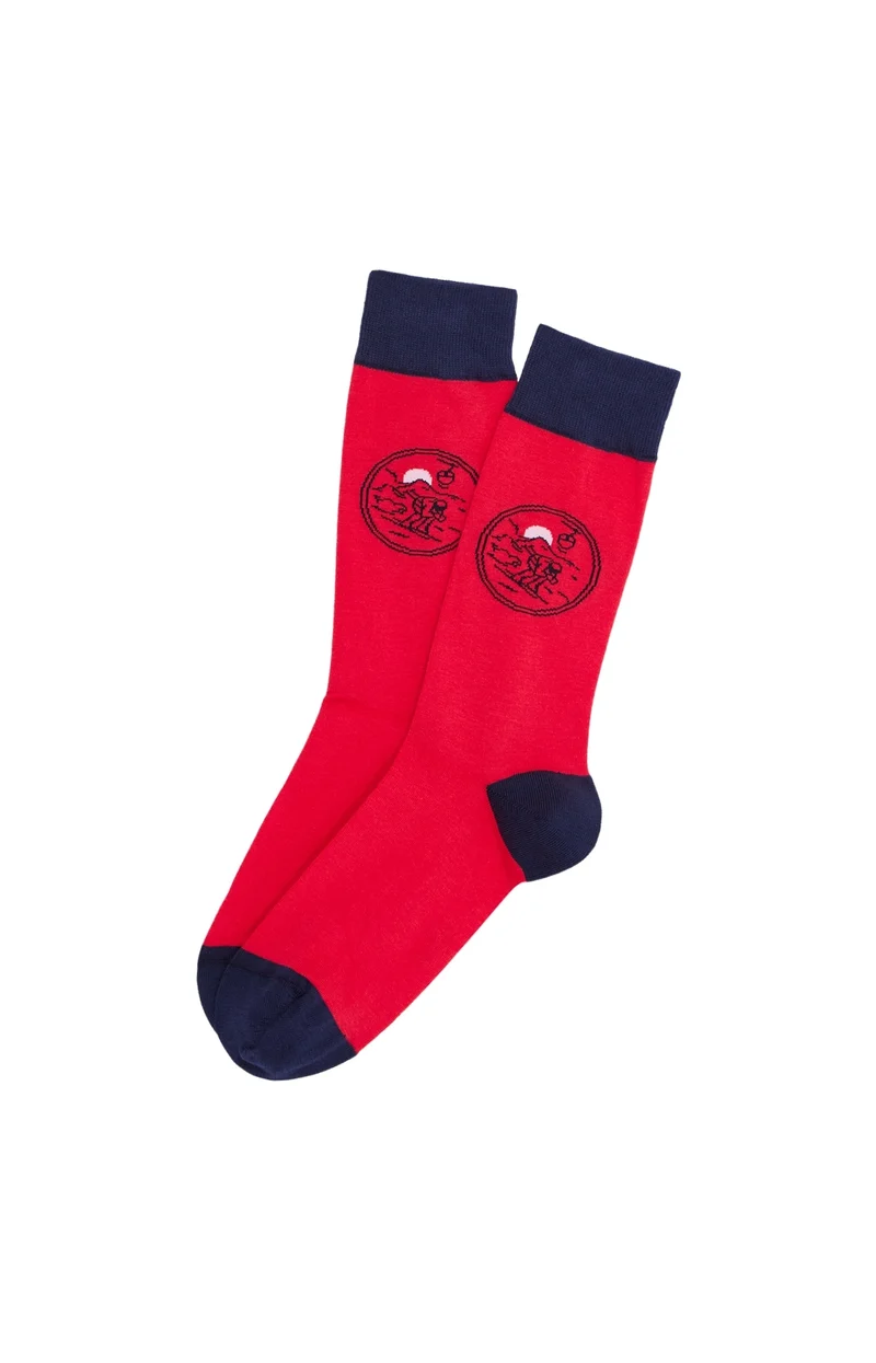 Chaussettes en coton - Descente de lit Rouge