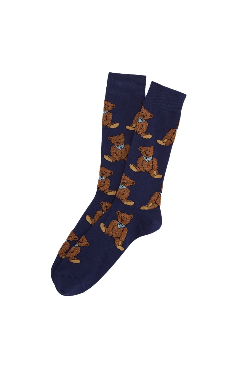 Chaussettes en coton - Old Teddy Marine