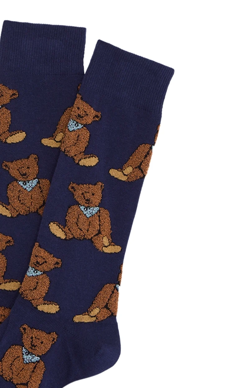 Chaussettes en coton - Old Teddy Marine