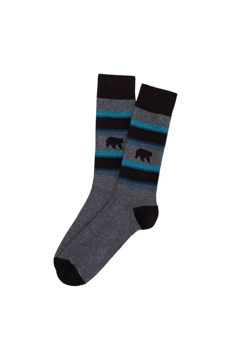 Chaussettes en coton - Bear Noir