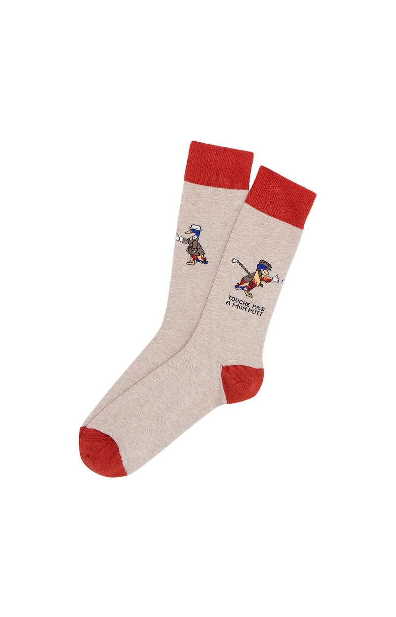 Chaussettes en coton - Golf Beige
