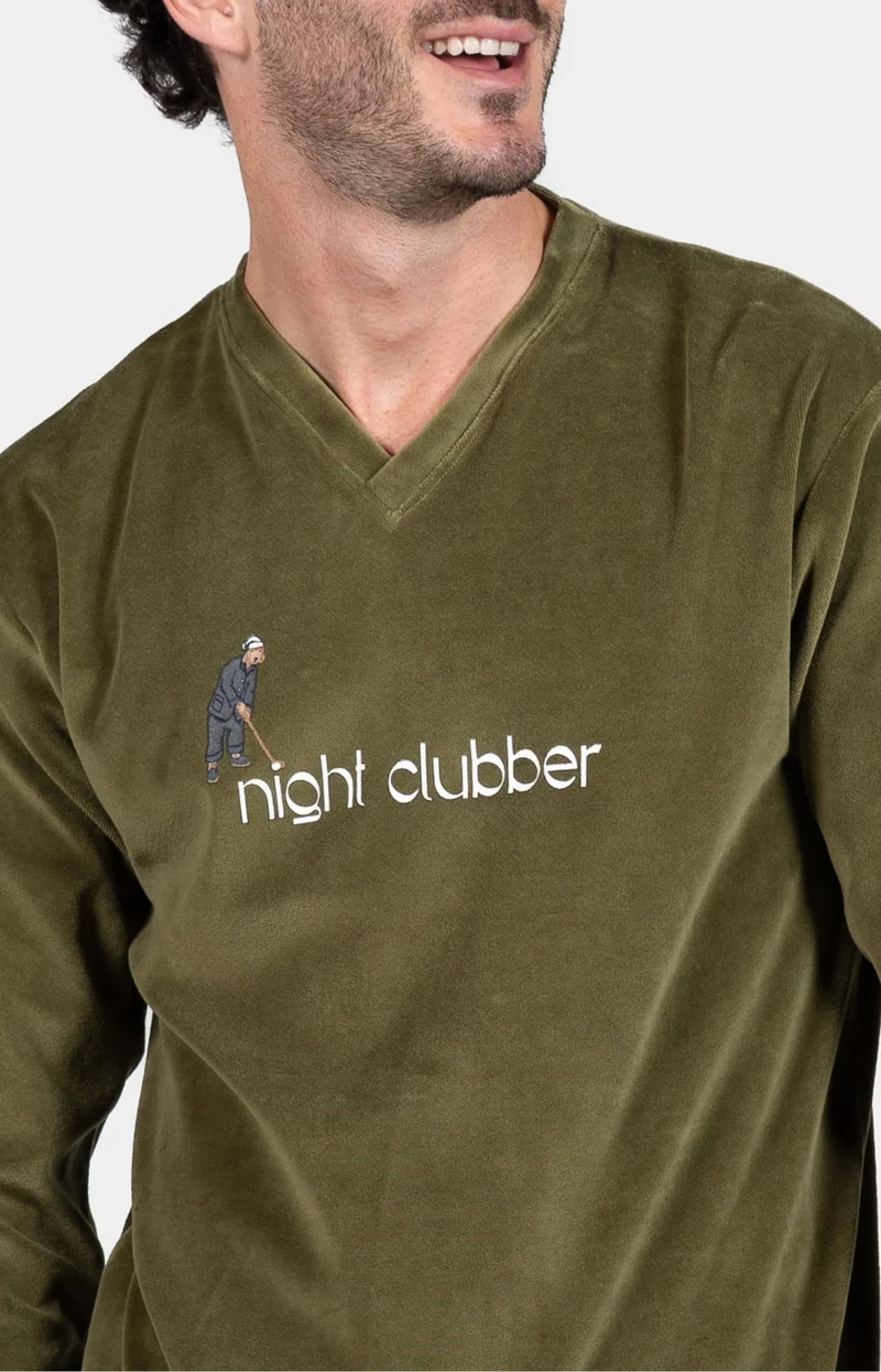 Pyjama en velours - Night clubber