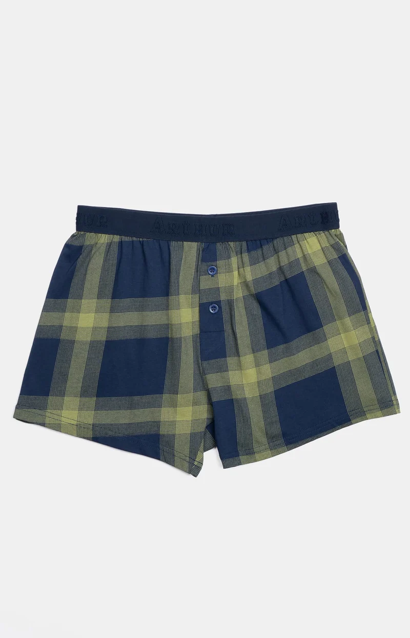 Boxer en jersey de coton - Nuit Marine
