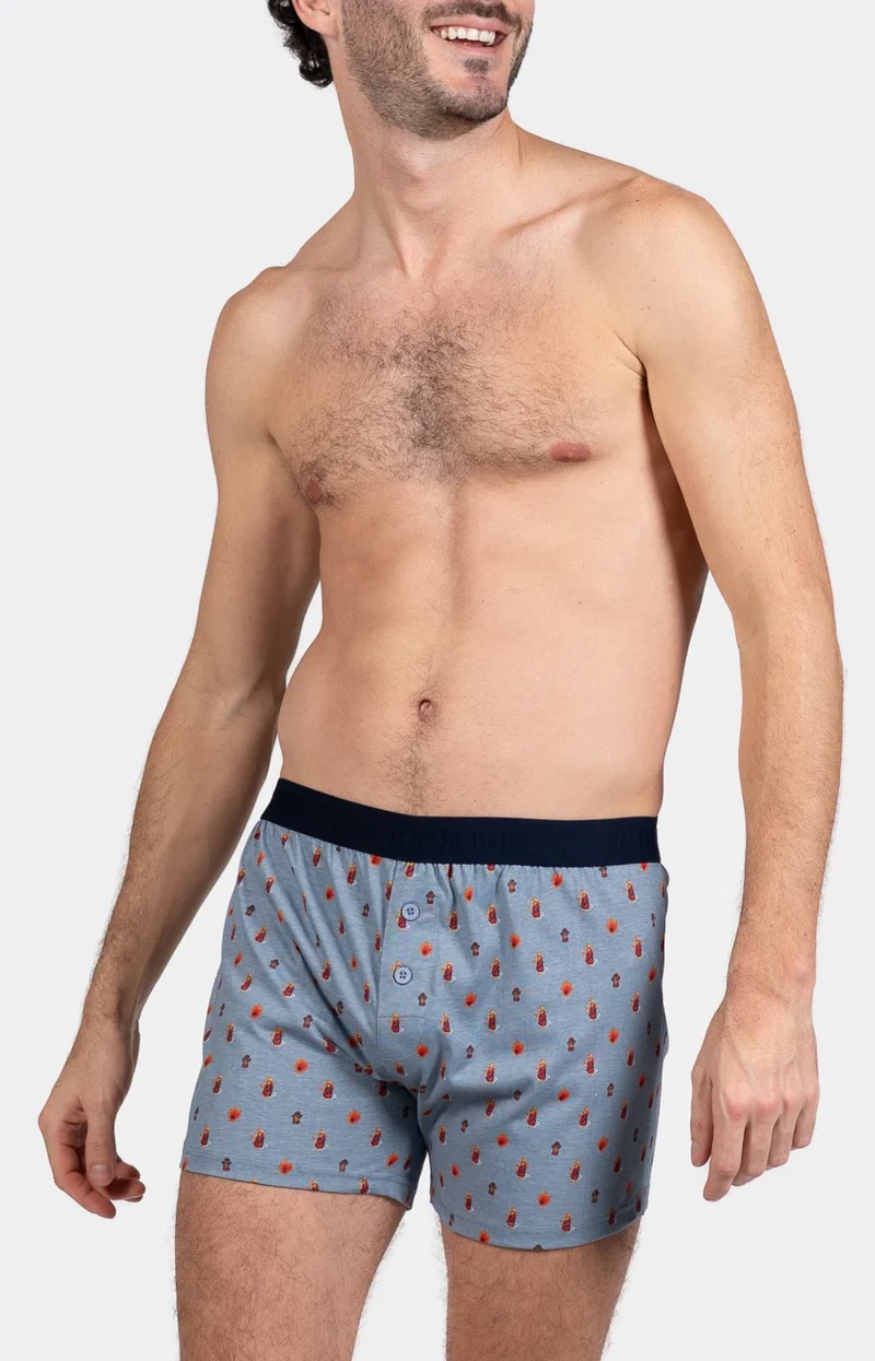 Boxer en jersey de coton - Pompier