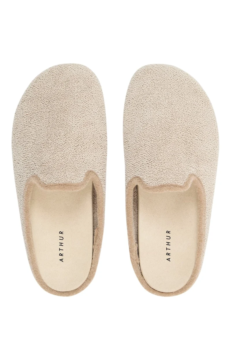 Mules - Éponge Beige