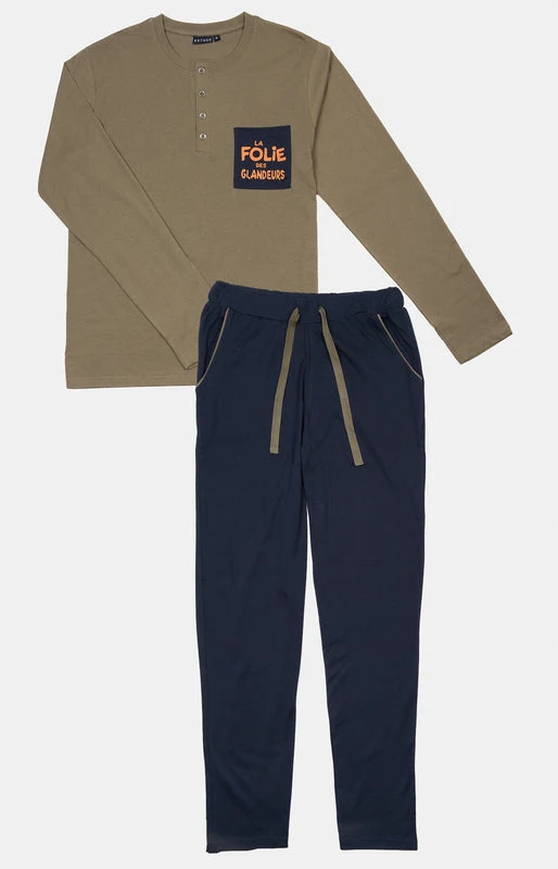Pyjama en jersey de coton - La folie des Glandeurs Nuit