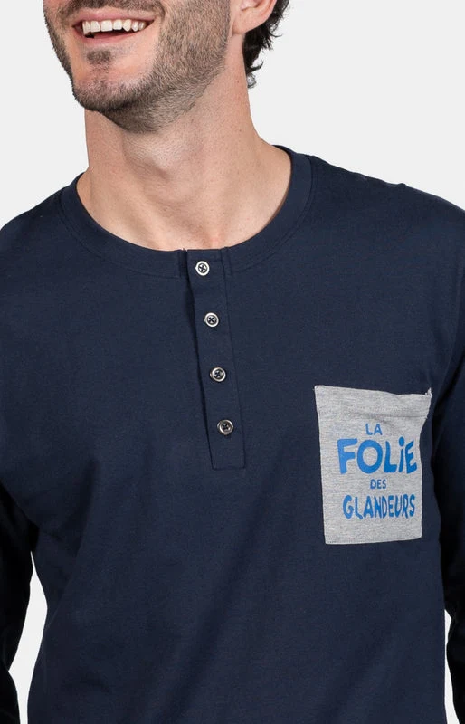 Pyjama en jersey de coton - La folie des glandeurs