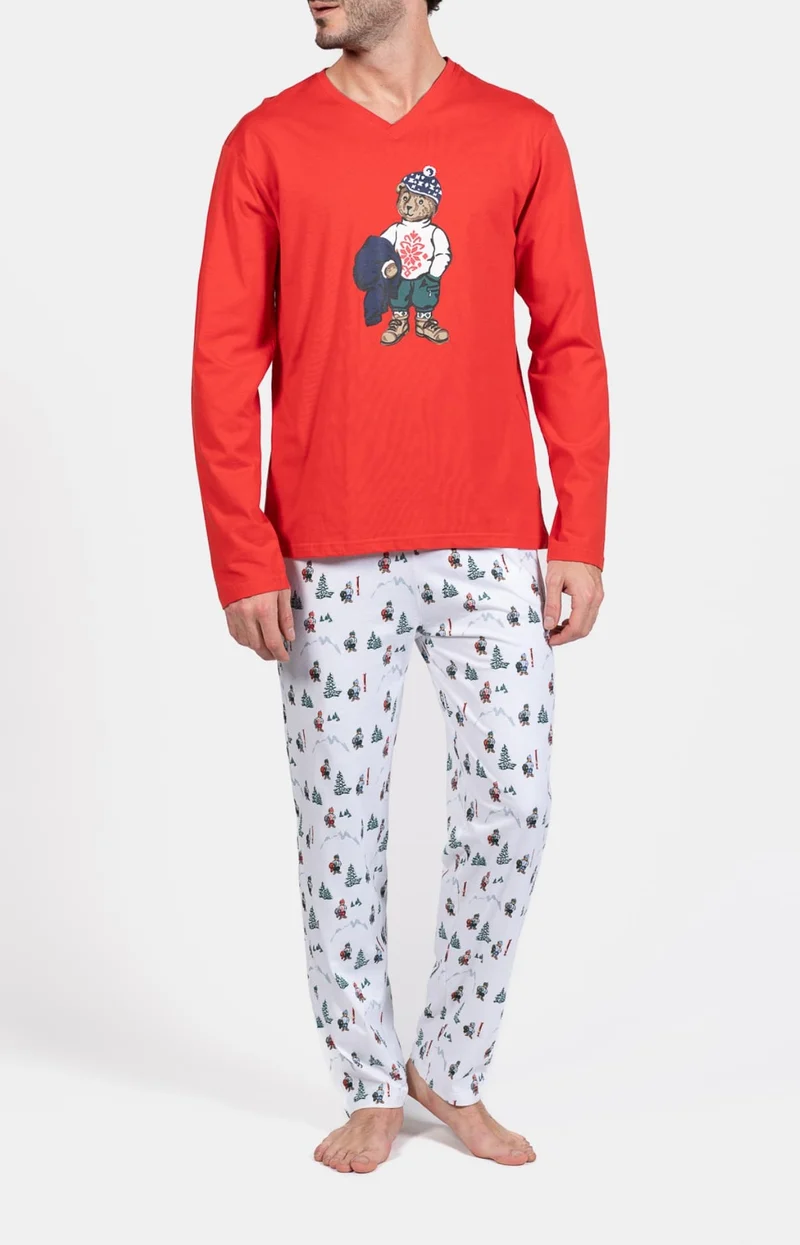 Pyjama en jersey de coton - Mountain