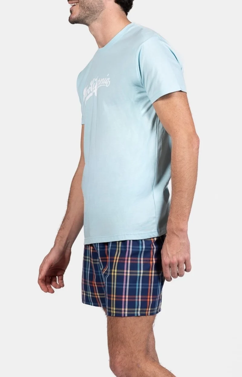 Pyjaméricain en jersey et popeline de coton - Coolifornia