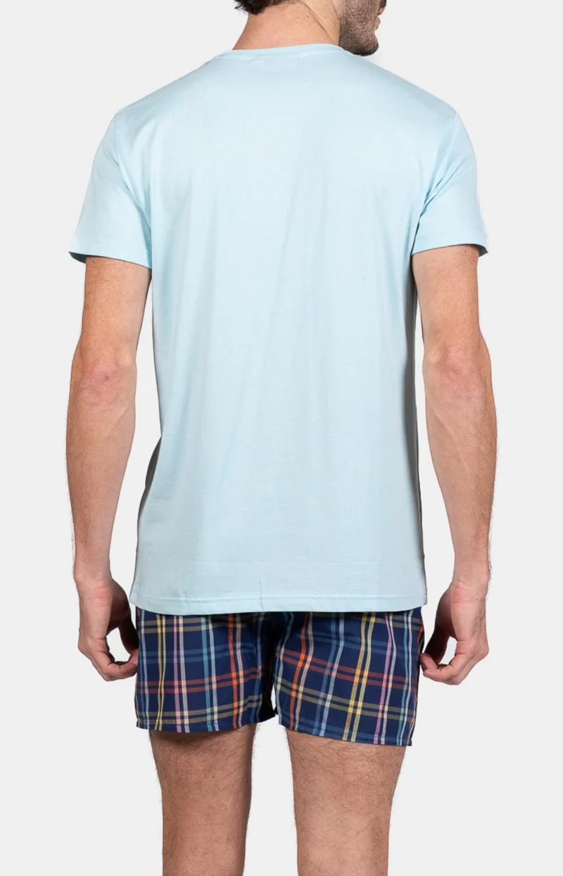 Pyjaméricain en jersey et popeline de coton - Coolifornia