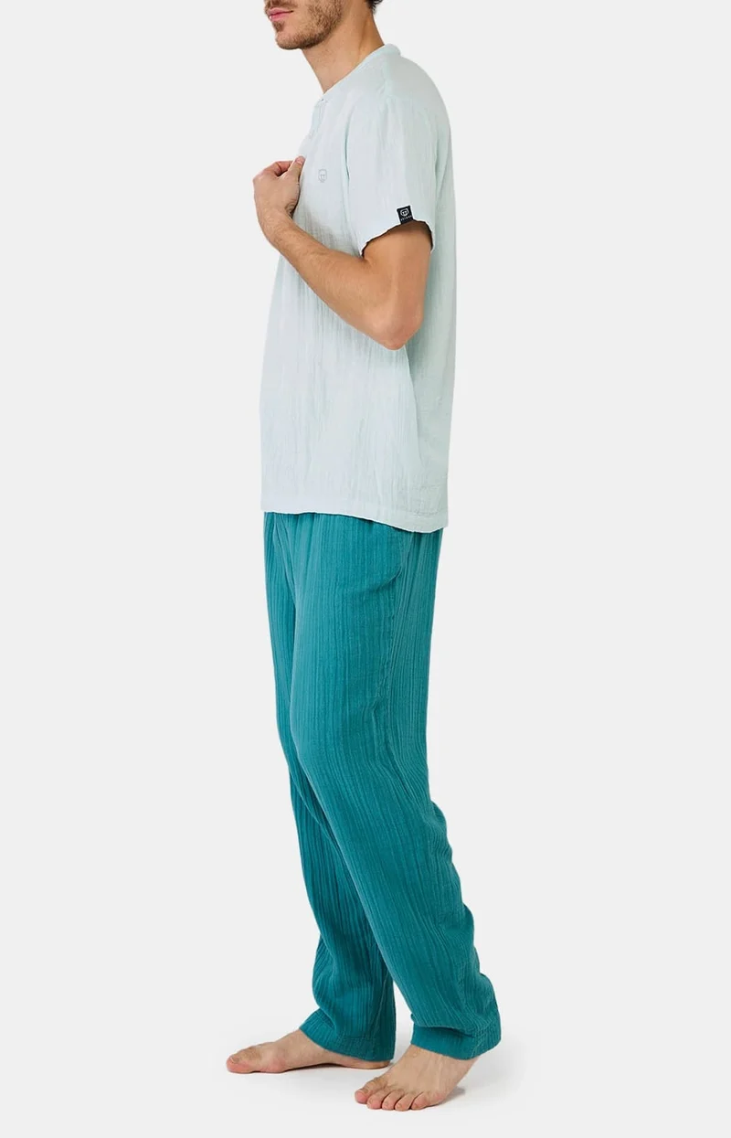Pyjama en gaze de coton - Canard