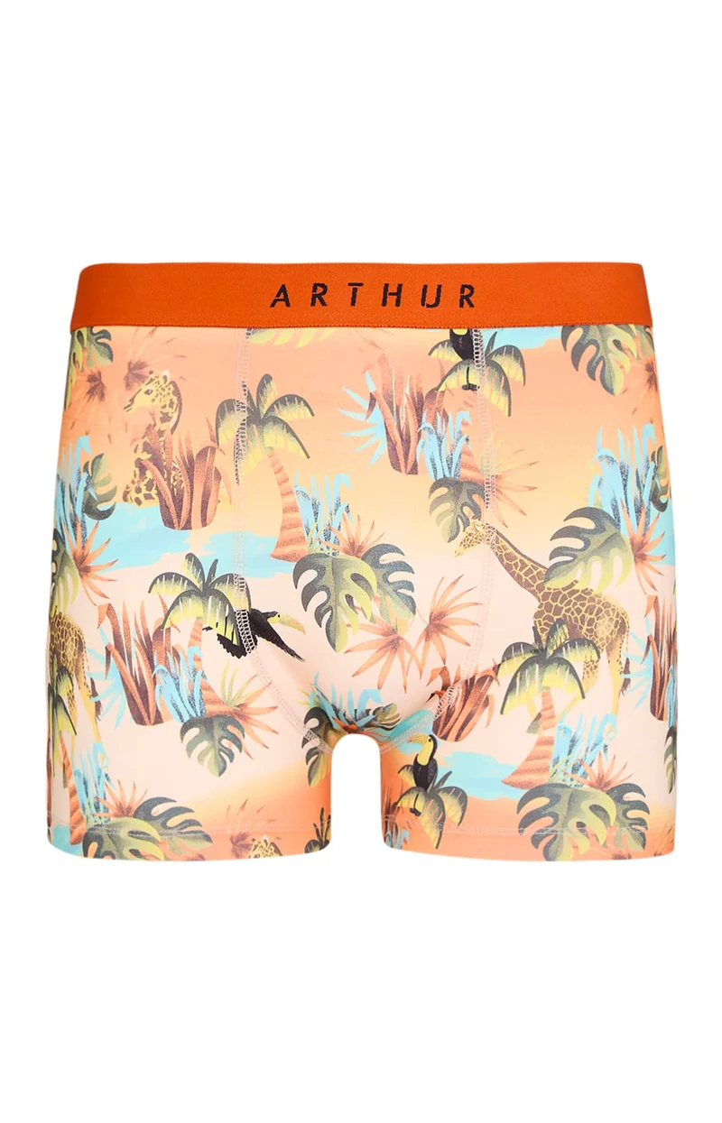 Boxer en maille microfibre - Oasif Orange