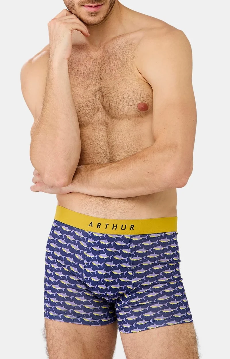 Boxer en maille microfibre - Requin des mers