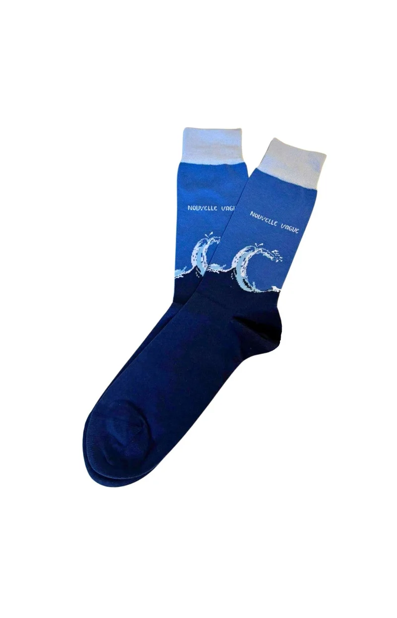 Chaussettes en coton - Wave