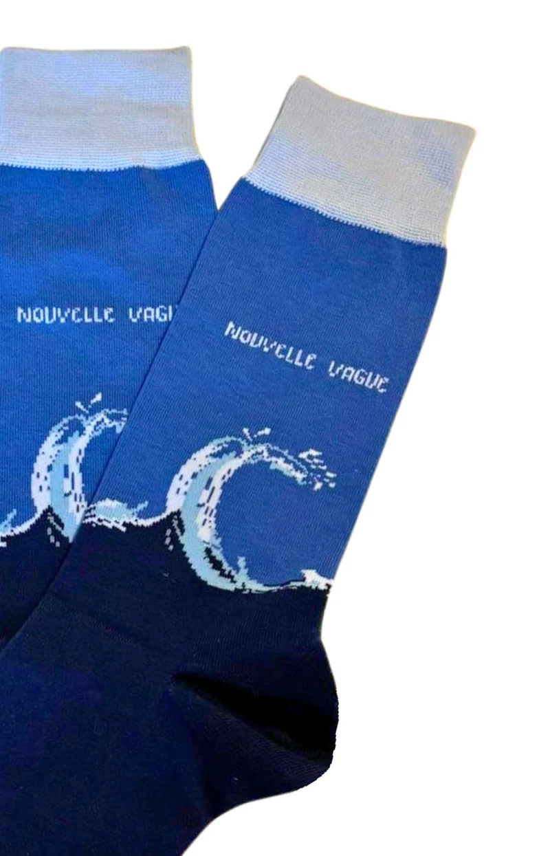 Chaussettes en coton - Wave
